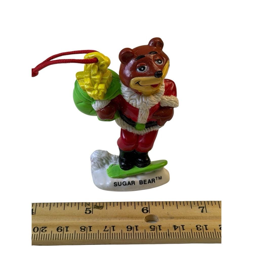 Vintage - 1993 Golden Crisp Cereal Sugar Bear,‎ Promotional Christmas Ornament